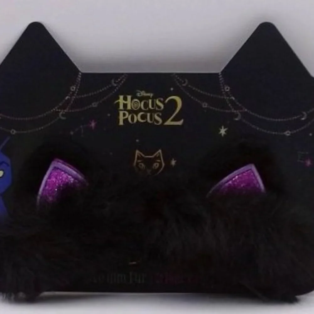 ColourPop × Disney Hocus Pocus 2 Faux Fur Cat Ear Hair Clips‎ Set (2) New